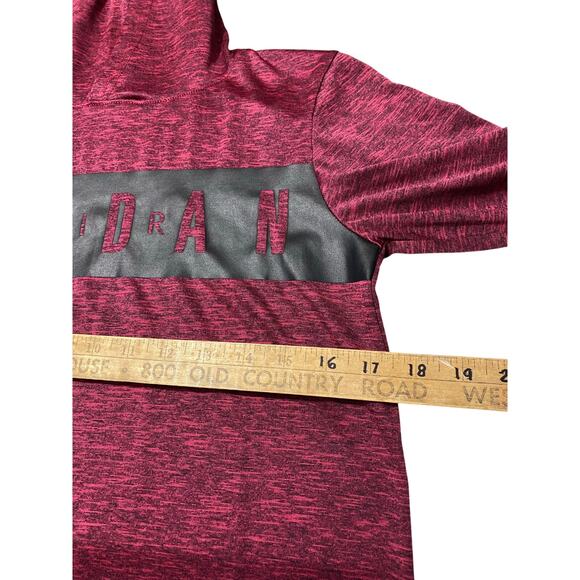 Jordan Red Dri-FIT Hoodie – Youth Large – Black Chest Print - Picture 5 of 11